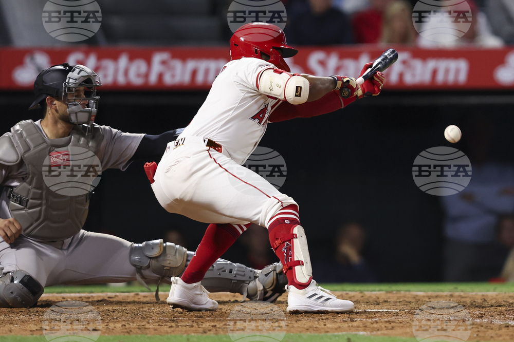 Yankees Angels Baseball