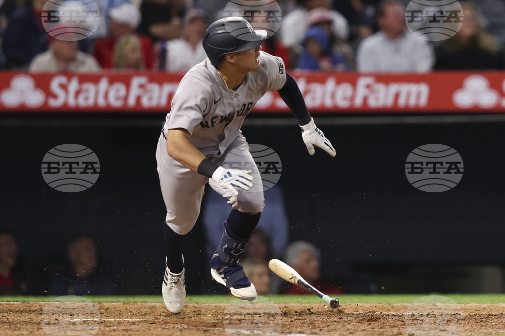 Yankees Angels Baseball
