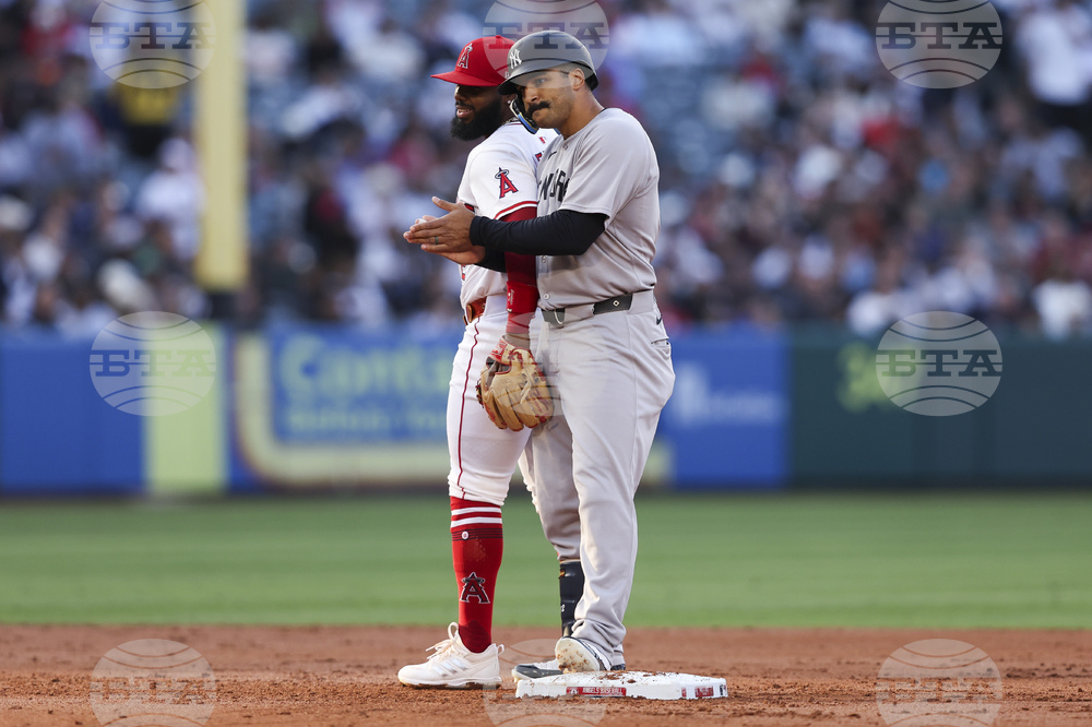 Yankees Angels Baseball