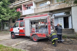 Сливен - пожар