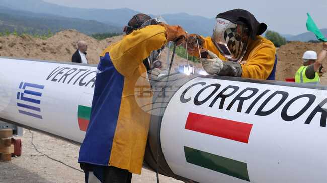 Комисарят за енергията Дан Йоргенсен и министър Жечо Станков ще инспектират напредъка по изграждане на лот 3 "Рупча-Ветрино" на Вертикалния газов коридор