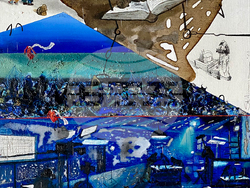 Стилияна Узунова подрежда над 20 платна в новата си експозиция. Снимка: Екипът на събитието