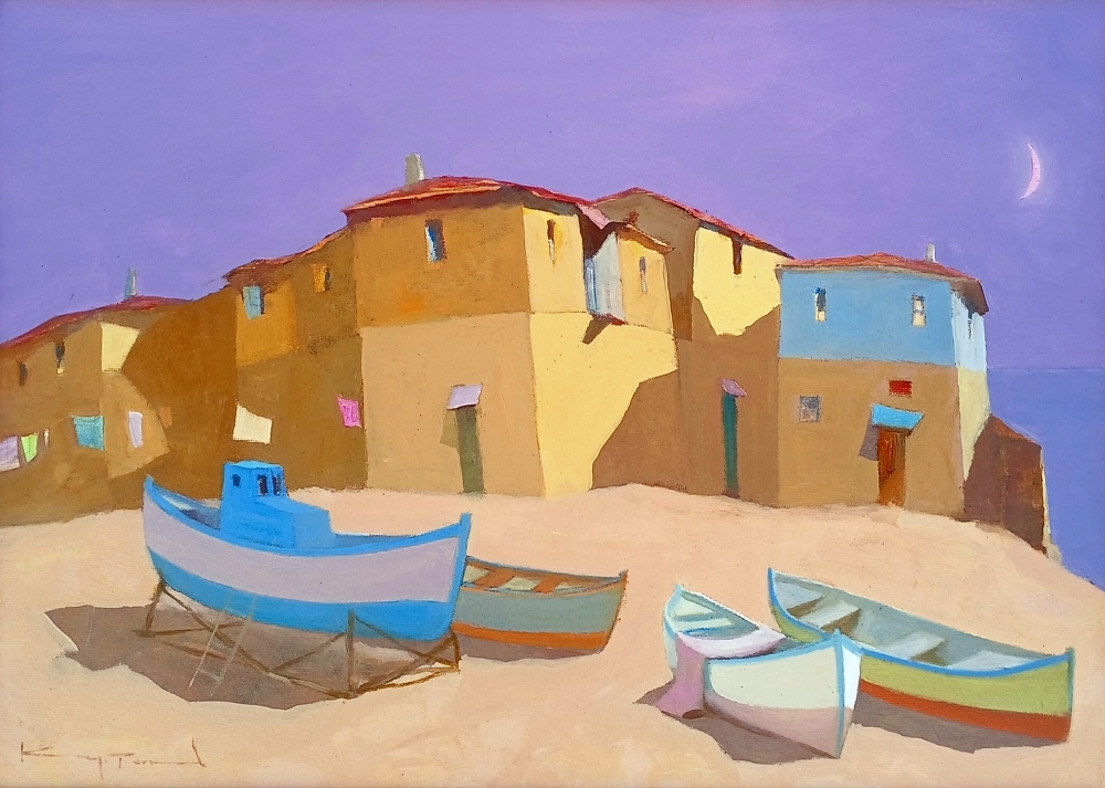 Художникът Димитър Каратонев показва 25 платна в изложбата „Тиха светлина“