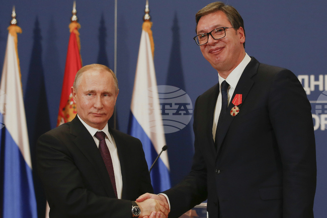 Вучич договори ново тримесечно удължаване на газовите доставки от Русия при запазване на същите условия