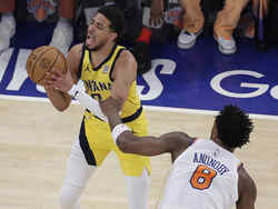 Pacers Knicks Basketball