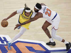 Pacers Knicks Basketball
