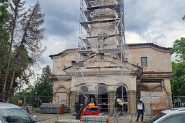 Търговище - храм „Св. Успение Богородично“ - авариен ремонт