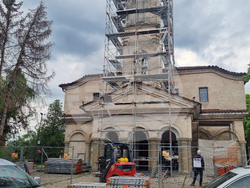 Търговище - храм „Св. Успение Богородично“ - авариен ремонт