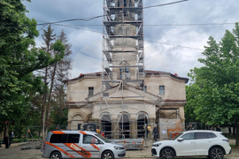 Търговище - храм „Св. Успение Богородично“ - авариен ремонт