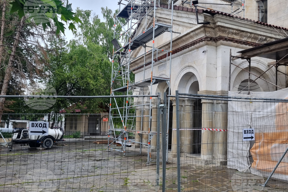 Търговище - храм „Св. Успение Богородично“ - авариен ремонт