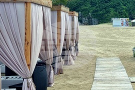 Село Синеморец  - плаж „Бутамята” - Син флаг