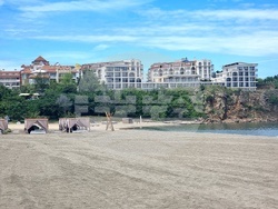 Село Синеморец  - плаж „Бутамята” - Син флаг