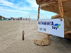 Село Синеморец  - плаж „Бутамята” - Син флаг