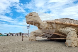 Село Синеморец  - плаж „Бутамята” - Син флаг