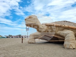 Село Синеморец  - плаж „Бутамята” - Син флаг