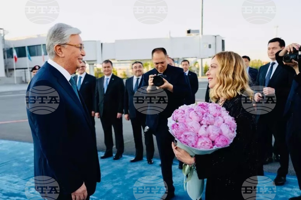 АНСА: Мелони обсъди с казахстанския президент въпроса за критичните суровини