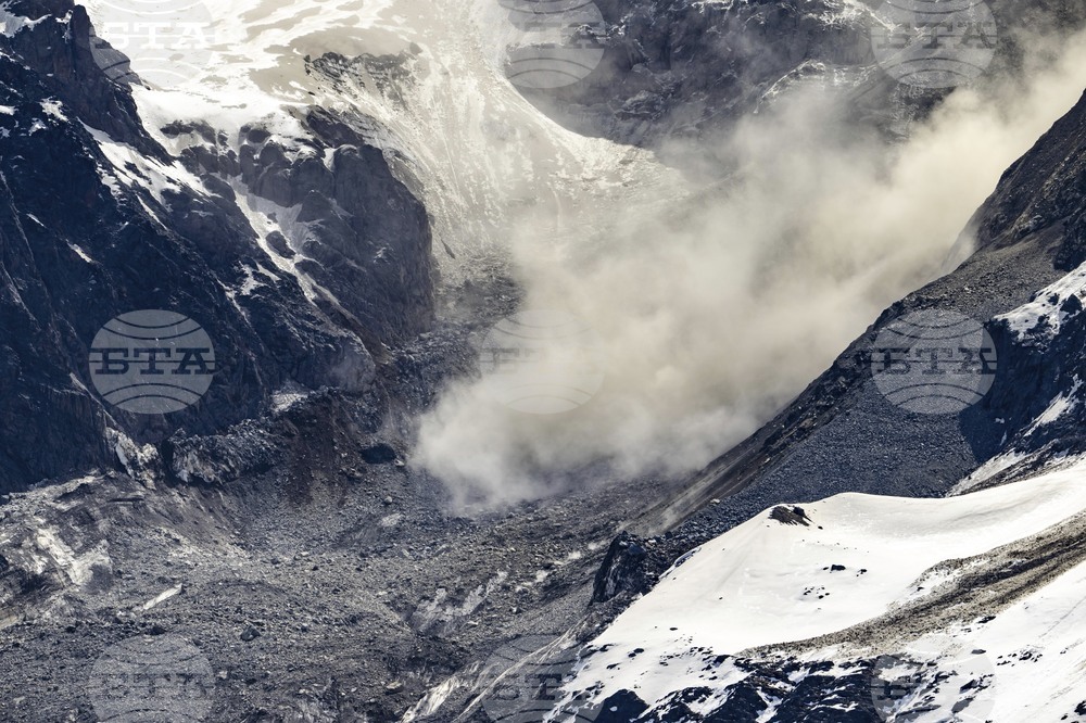 Switzerland Alps Mudslide