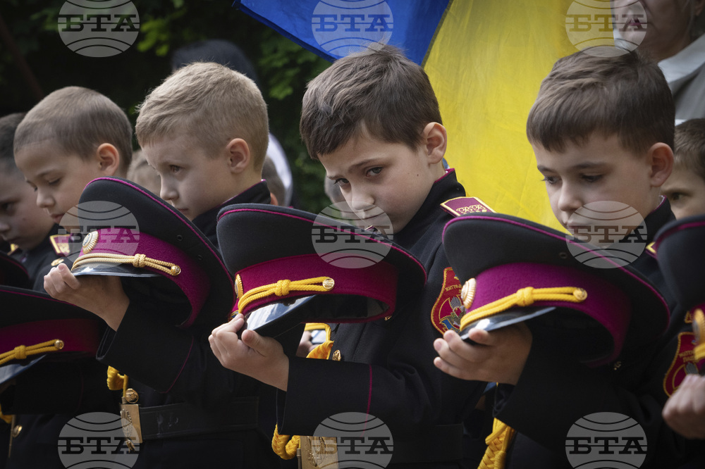 APTOPIX Russia Ukraine War School Graduates