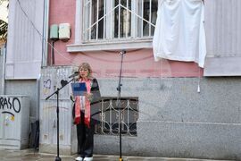 Бургас - Дянко Пръвчев - паметна плоча - откриване 