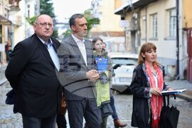 Бургас - Дянко Пръвчев - паметна плоча - откриване 