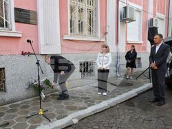Бургас - Дянко Пръвчев - паметна плоча - откриване 