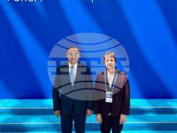 Председателят на БАН чл.-кор. Евелина Славчева участва в Астанинския международен форум. Снимка: БАН