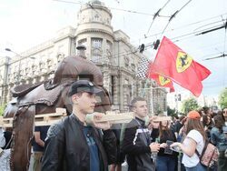 Сърбия - протест