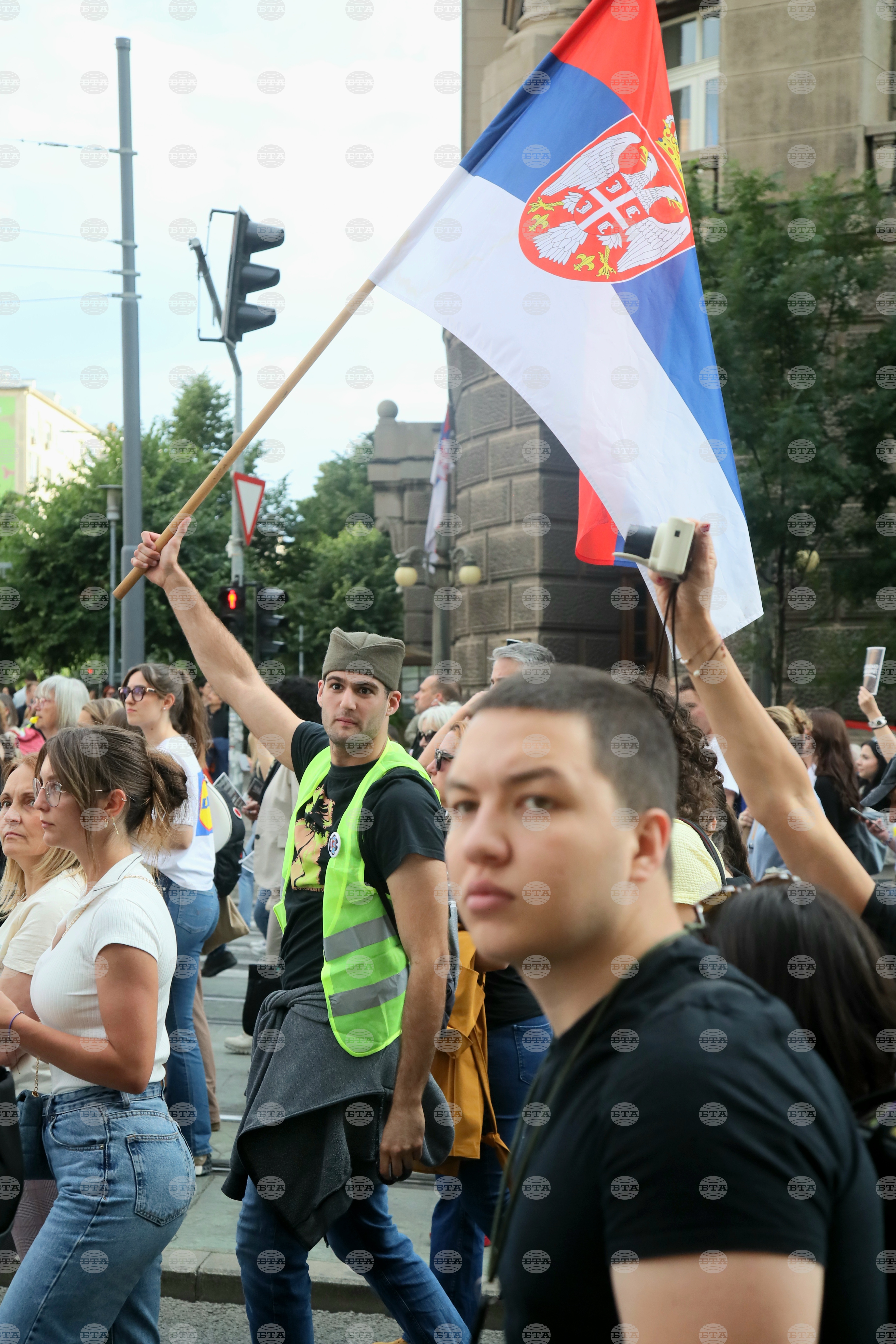 Сърбия - протест