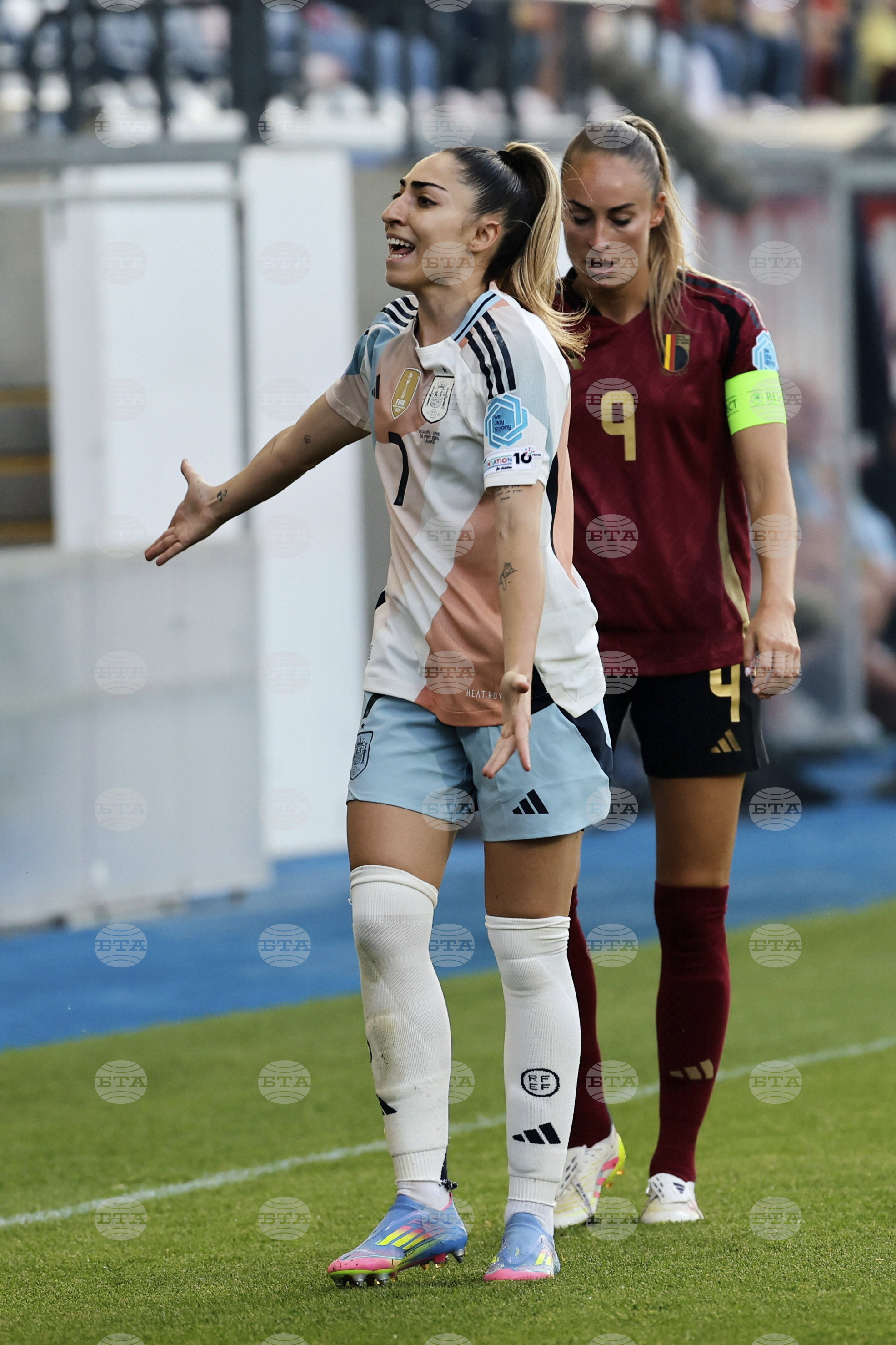 Belgium Spain Soccer Womens Nations League