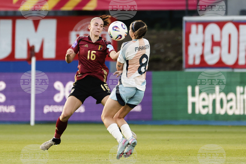 Belgium Spain Soccer Womens Nations League