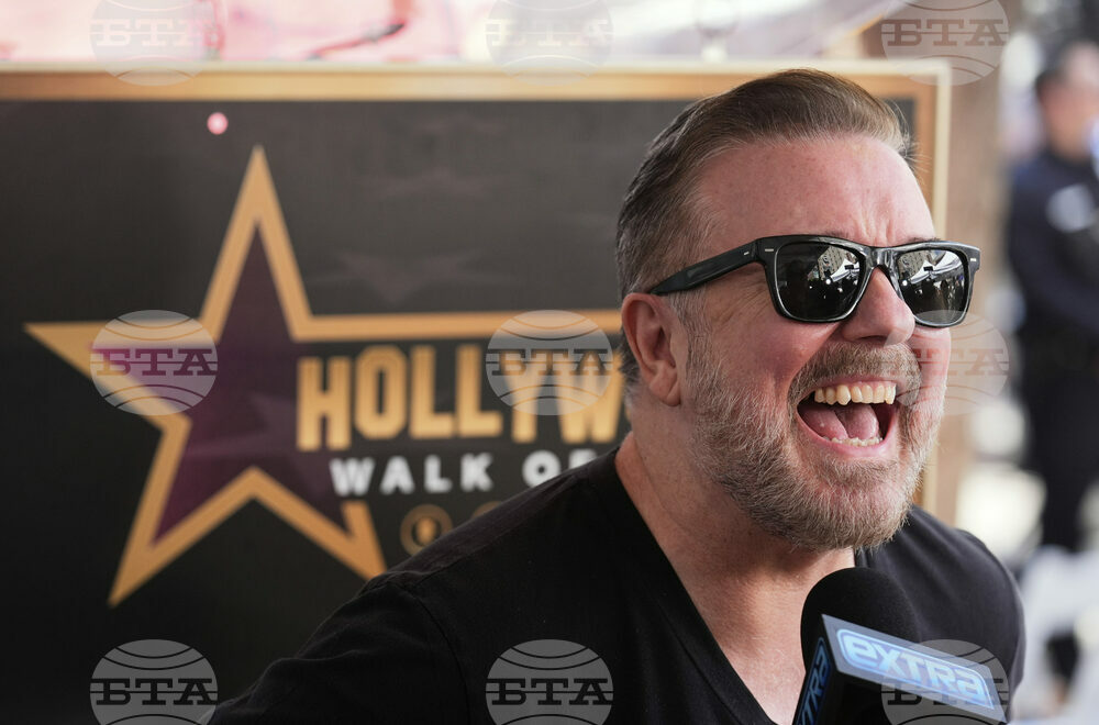 Ricky Gervais Walk of Fame