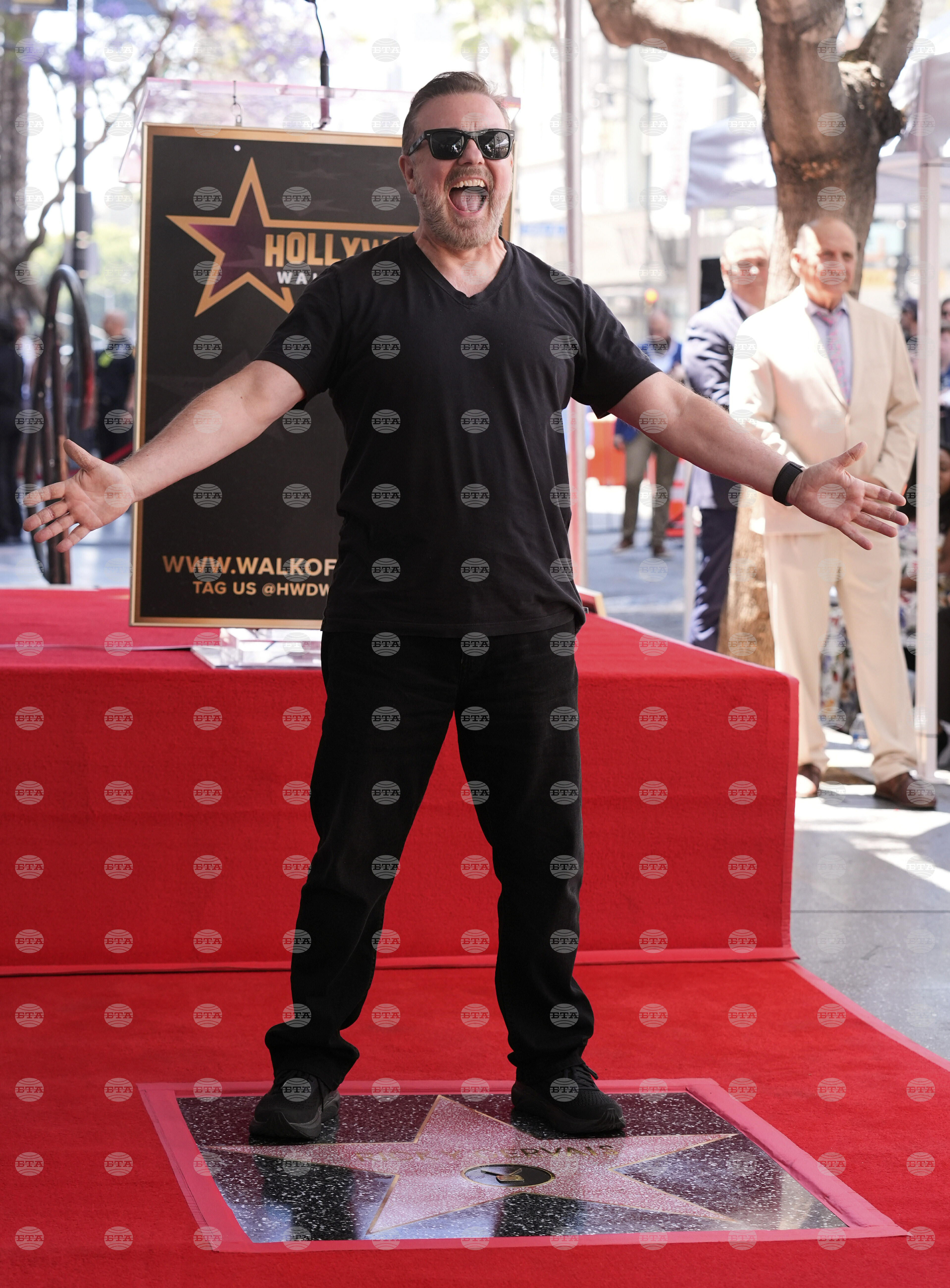 Ricky Gervais Walk of Fame