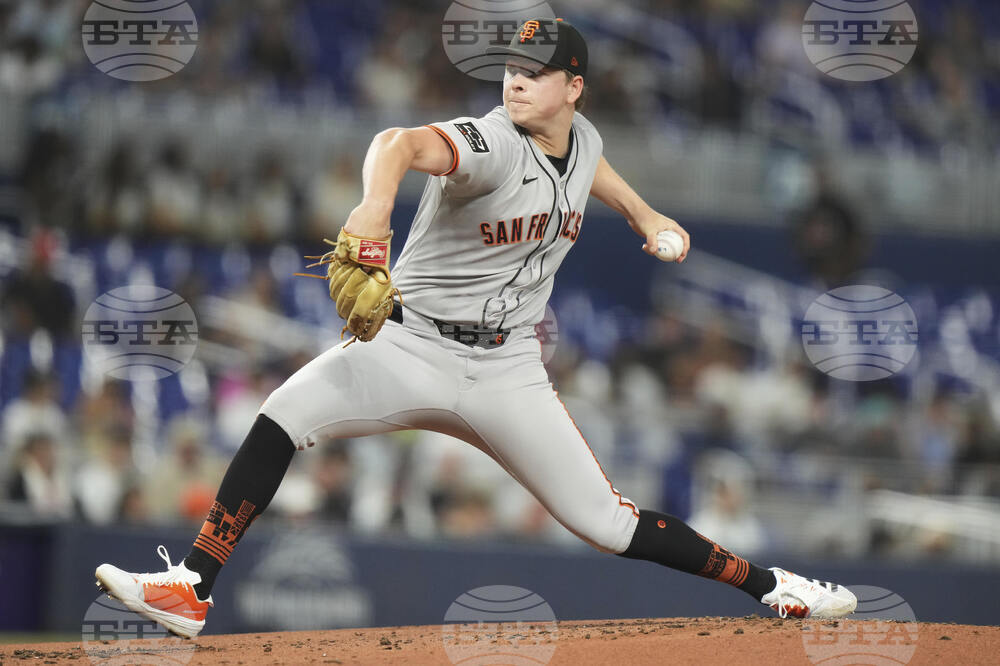 Giants Marlins Baseball