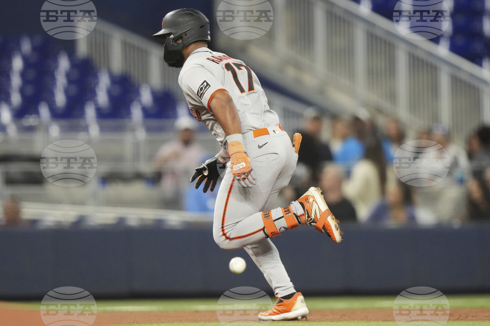 Giants Marlins Baseball