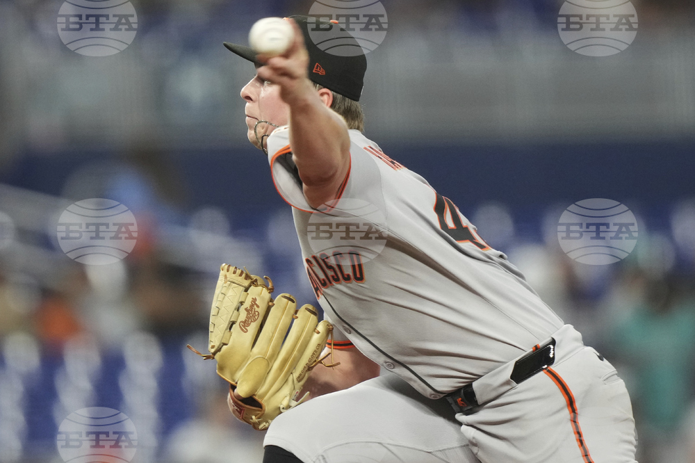 Giants Marlins Baseball