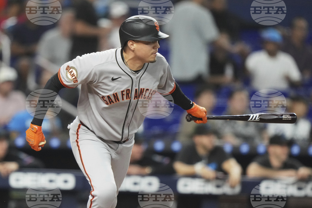Giants Marlins Baseball