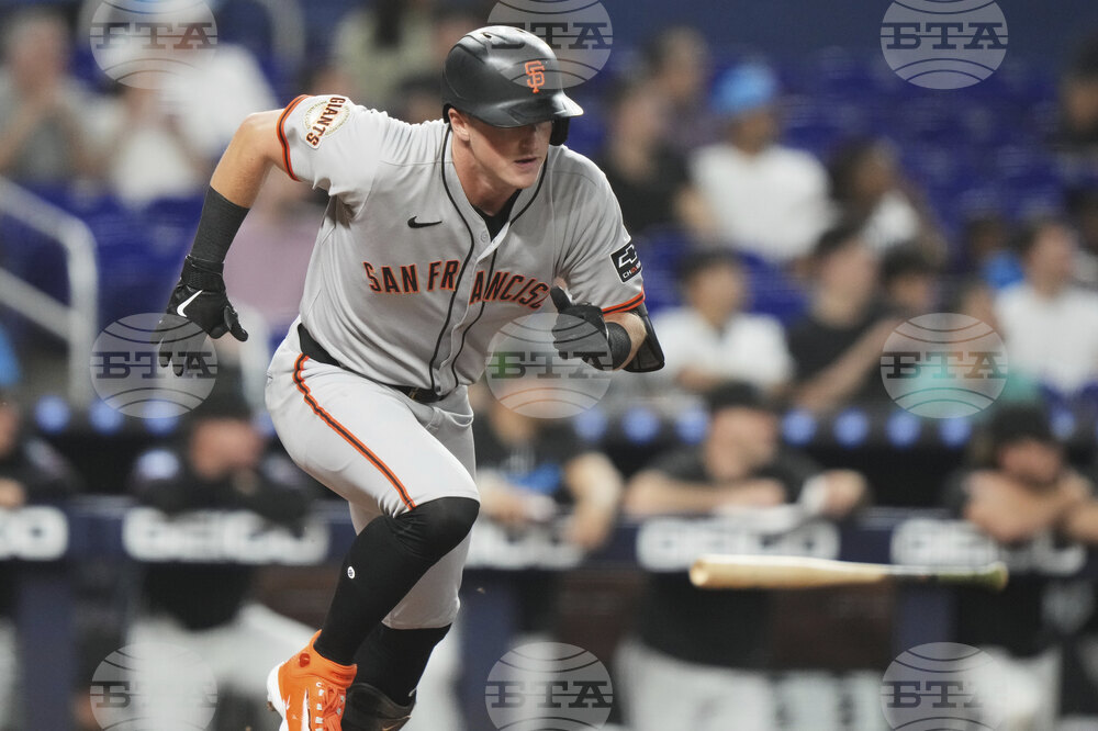 Giants Marlins Baseball
