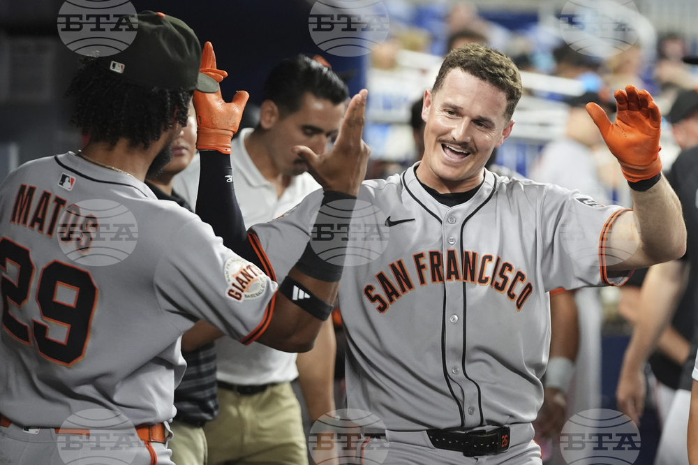 Giants Marlins Baseball