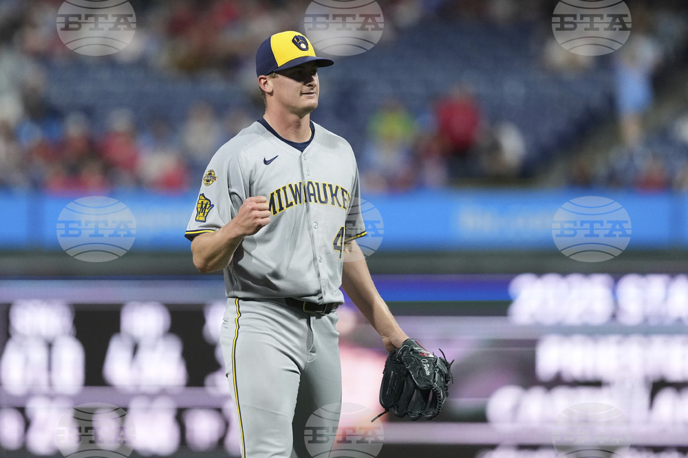 Brewers Phillies Baseball