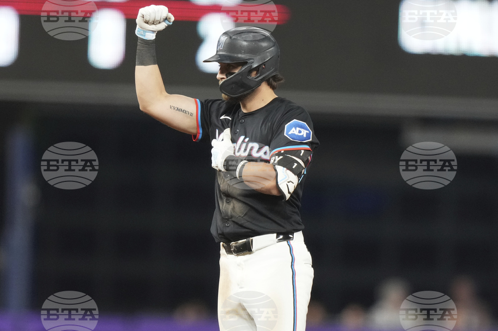 Giants Marlins Baseball