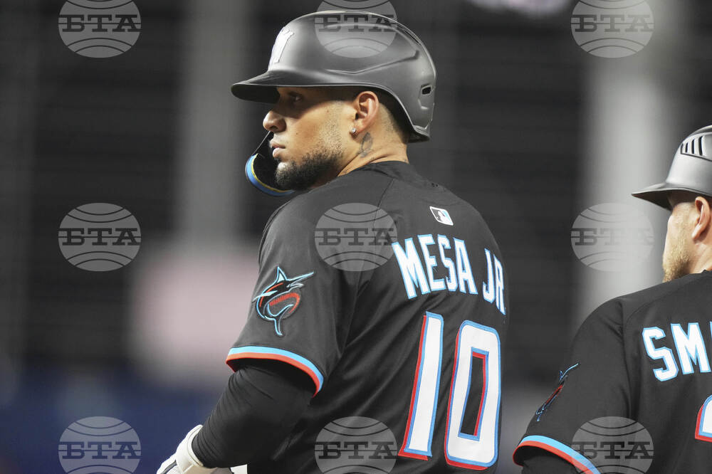 Giants Marlins Baseball
