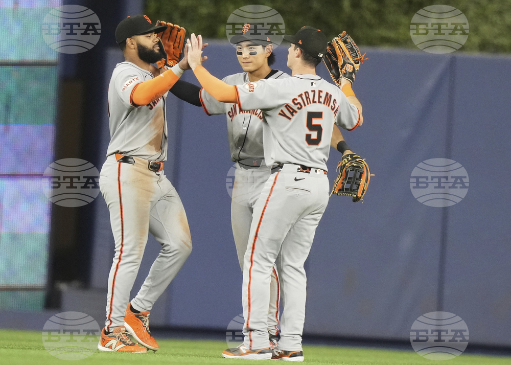 Giants Marlins Baseball