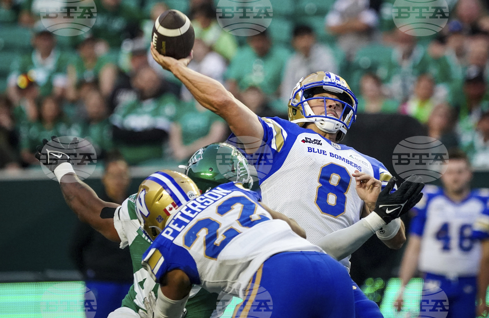 Blue Bombers Roughriders Football