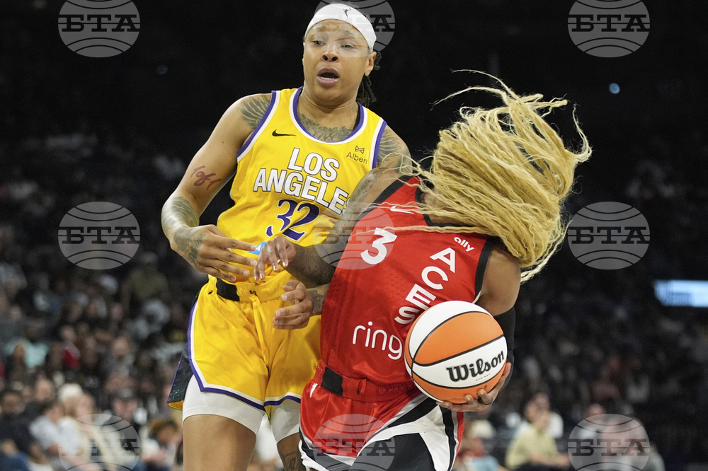 APTOPIX Sparks Aces Basketball