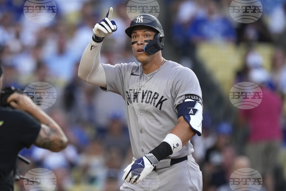 APTOPIX Yankees Dodgers Baseball