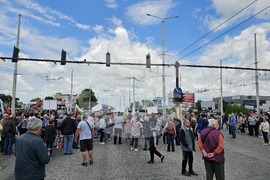Русе - протест срещу еврото