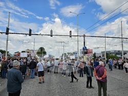 Русе - протест срещу еврото