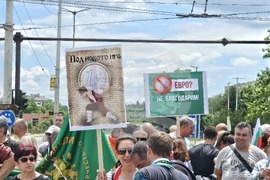 Русе - протест срещу еврото