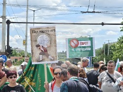 Русе - протест срещу еврото