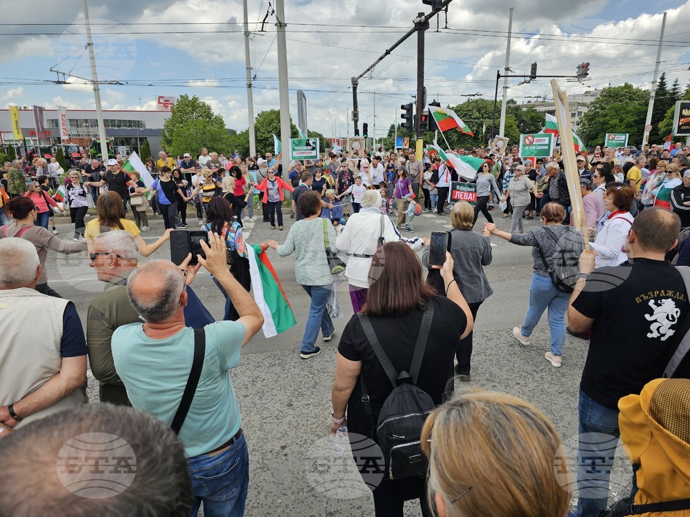 Русе - протест срещу еврото